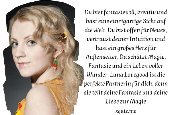 Wer ist deine große Liebe in der Welt von Harry Potter?❤️