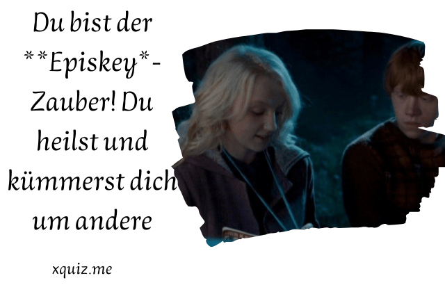 Welcher Harry-Potter-Zauberspruch bist du? test