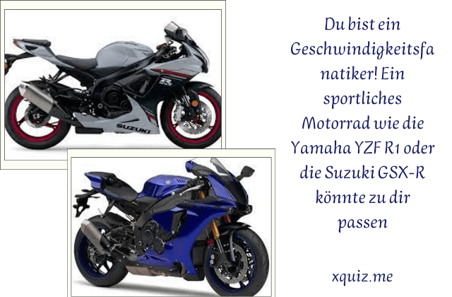 Welches Motorrad passt zu dir? 🏍️