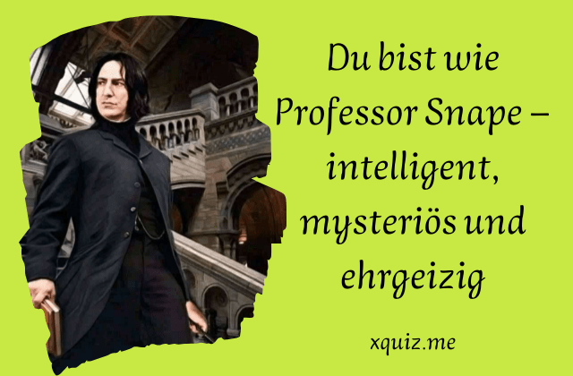 Welcher Hogwarts-Lehrer bist du? 🧙‍♂️