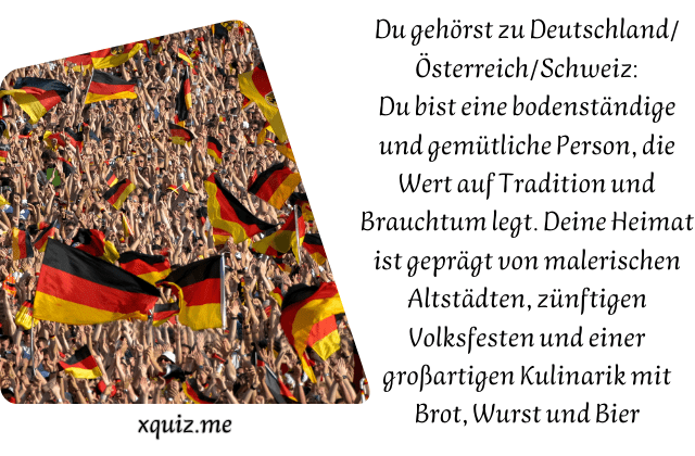 Aus welchem Land komme ich? test