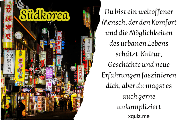 Welches land passt zu mir ?✈️