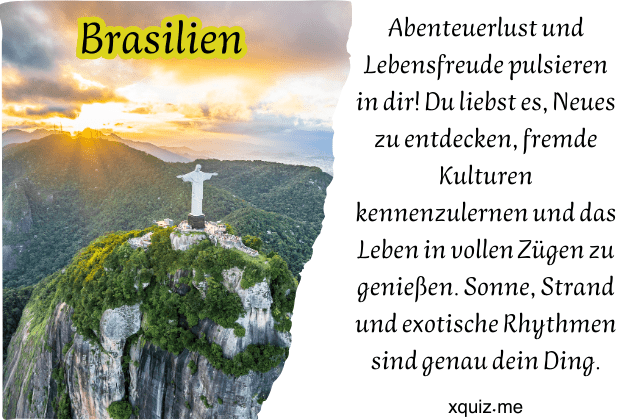 Welches land passt zu mir ?✈️