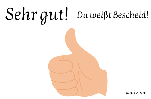 Bist du schlau? test