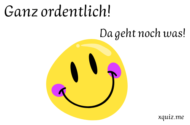 Bist du schlau? test