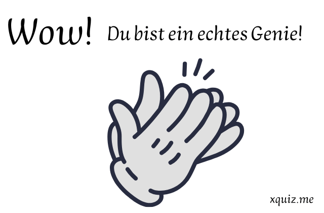 Bist du schlau? test