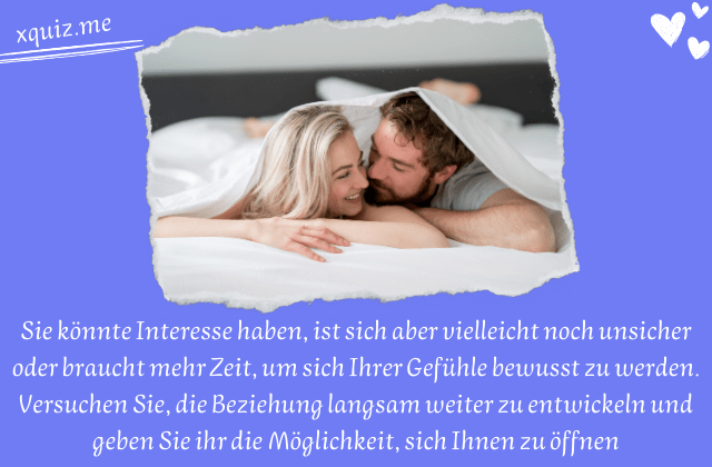 Steht sie auf mich ? test