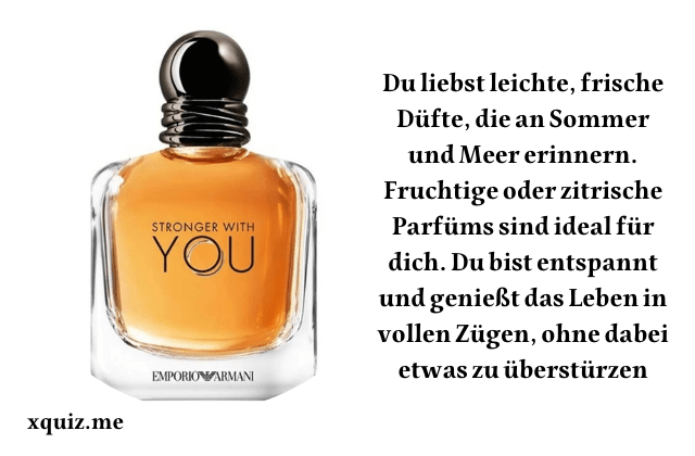 Welches Parfüm passt zu mir ? test